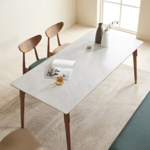 Mono-Slim Marble Ceramic Table